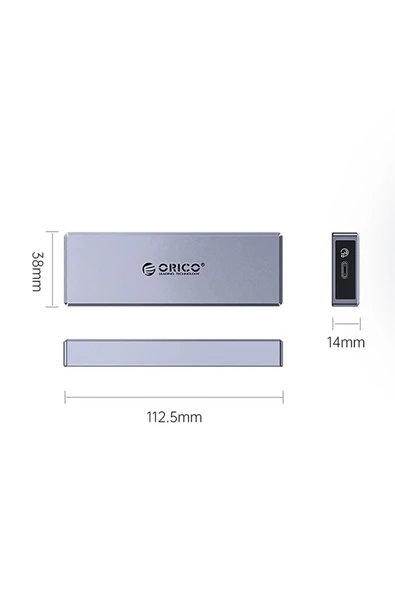 Usb 3.2 Gen2 Type-c 10gbps M.2 Nvme Ssd Disk Kutusu - Resim 2