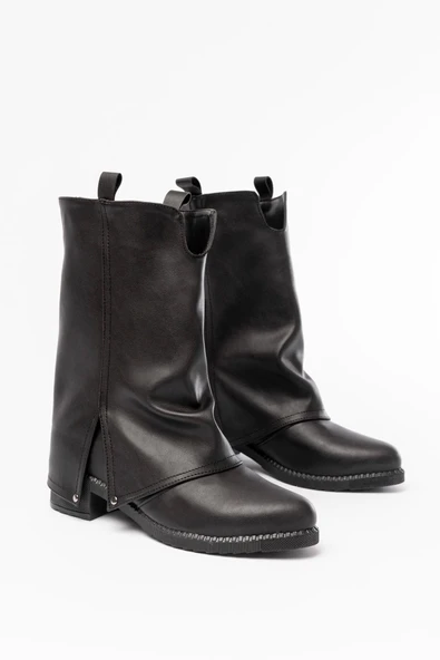 270-3045 Siyah Günlük Kadın Bot - Resim 3