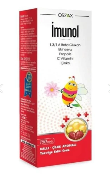 Ocean İMUNOL Ballı Çilek Aromalı 150ml Şurup