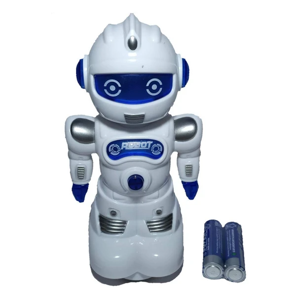 Robo 0.21 Naughty Robot (Dans Eden Robot) Işıklı ve Müzikli, 6 Ay ve Üzeri Çocuklar İçin (Pil Dahil)