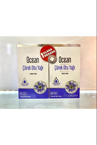 Ocean Ocean Çörek Otu Yağı 1000 Mg 1 Alana 1 Bedava