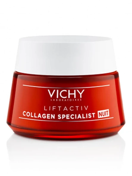 Vichy Liftactiv Collagen Specialist Night 50ml | Yaşlanma Karşıtı Gece Bakım Kremi