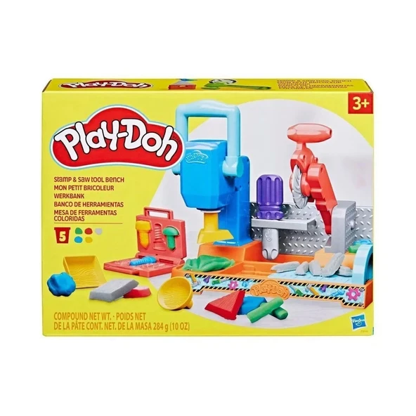 F9141 Play-doh Renkli El Aletleri Tezgahı Oyun Seti +3 Yaş