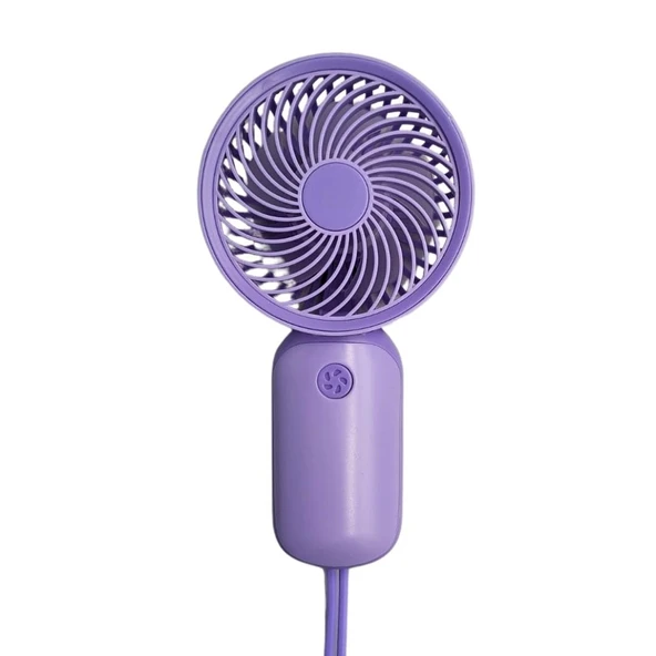 bigmate Mini El Fanı Taşınabilir Serinletici Şarjlı Vantilatör Tek Kademeli Hız Ayarı  YM88151 - 3