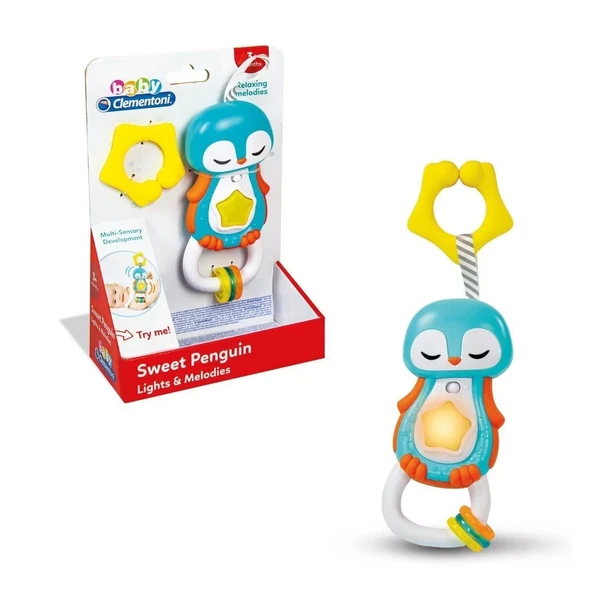 17331 Baby Clementoni - İnteraktif Penguen Oyuncak +6 Ay