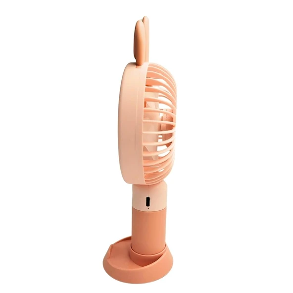 bigmate Mini El Fanı Taşınabilir Serinletici Şarjlı Vantilatör 3 Kademeli Hız Ayarı FQ1536C - 4