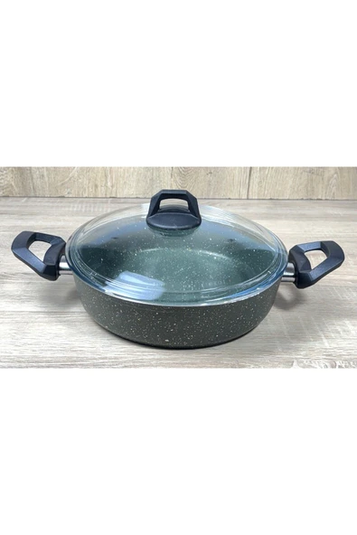 Att  Ravelli Maxima Extra 9 Parça Granit Tencere Seti Yeşil - Resim 5