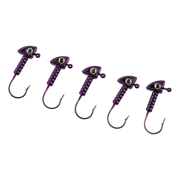Jighead - Zoka - Kurşunlu Olta İğnesi - (XH-A 06) - Mor - 8 Gr - Resim 3