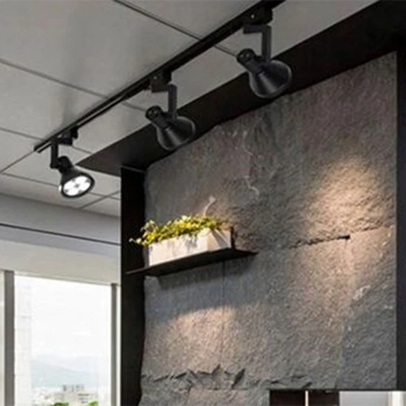 Cata CT-5314 Karina 33W Ray Spot LED Armatür Siyah Kasa 6400K Beyaz Işık Ev ve Ofis Aydınlatma Lambası - 2