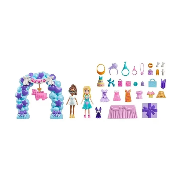 Jcc33 Polly Pocket Pollynin Doğum Günü Partisi Paketi