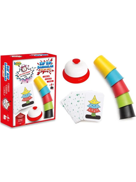 Zıp Zıp Bardaklar Eğitici Aile Oyunu - 4