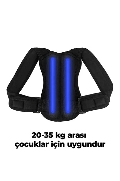 Balenli Çocuk Korsesi Dik Duruş, bel, sırt Korsesi, Kambur Korsesi (EX-11 ) - 3