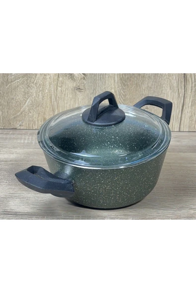 Att  Ravelli Maxima Extra 24 cm Granit Tencere Koyu Yeşil