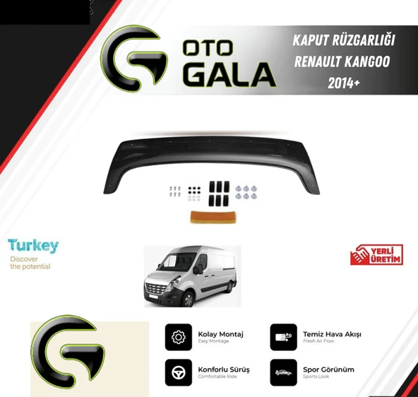 KAPUT RÜZGARLIĞI RENAULT MASTER 2014-2018