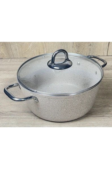 Att  Monessa 24 cm Granit Tencere Kapiçino