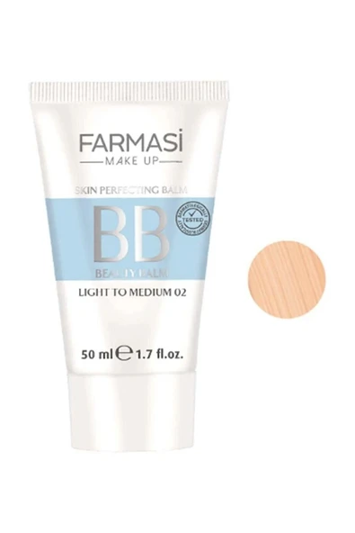 FARMASİ BB KREM FONDÖTEN 7in1  50Ml- LIGHT TO MEDIUM 02