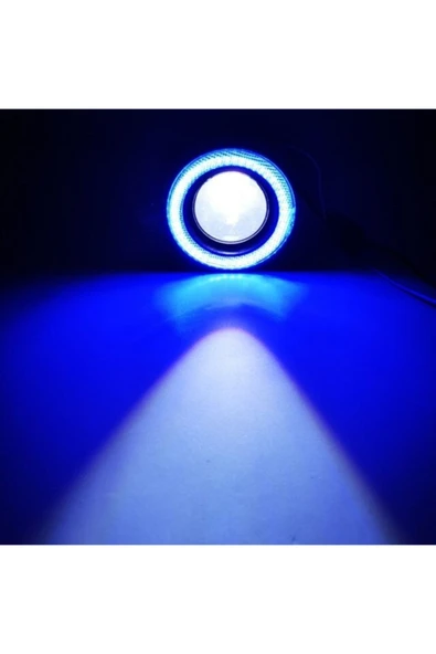 HRPAK 89 mm Mavi Mercekli Angel Led Halkalı Sis Far 4000 Lümen Su Geçirmez ürün görseli