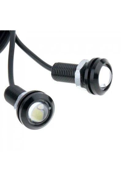 HRPAK Ayna Altı Led Kartal Göz 1 Çift 2'li Beyaz - Resim 5