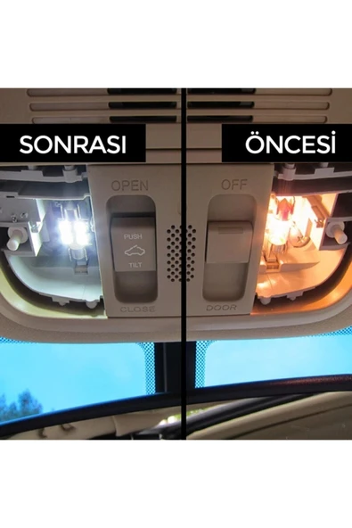 CANBUS Sofit Led 1 Adet 36 Mm Tavan Plaka Ampül Yüksek Aydınlatma Özelliği - 3