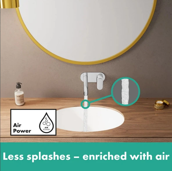 Hansgrohe Vernis Blend Ankastre Lavabo Bataryası 205 mm - 3