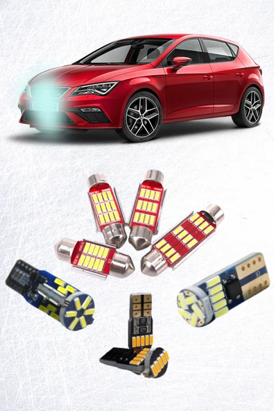 HRPAK Seat Leon Mk3 Serisi Için Uyumlu Iç Aydınlatma Led Seti Uyumlu ürün görseli