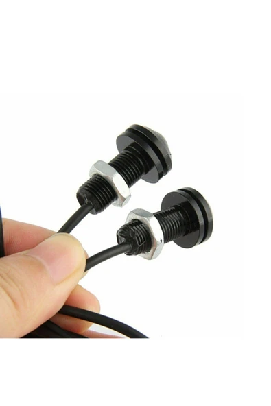 HRPAK Ayna Altı Led Kartal Göz 1 Çift 2'li Beyaz - Resim 4