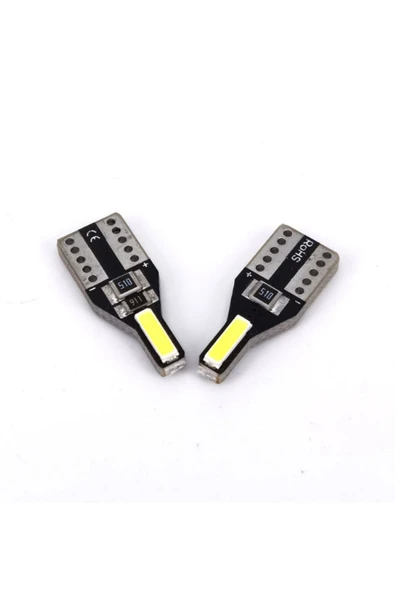 HRPAK T10 Led Ampul Park Led Plaka Led Tavan Led 2 Ledli 12v 5w Canbus Led - 5