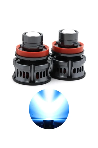 HRPAK Honda Civic Fd6 2006 2012 Uyumlu Buz Mavi Lazer Şimşek Etkili Sis Far Led Xenon Ampulü H11 - Resim 2