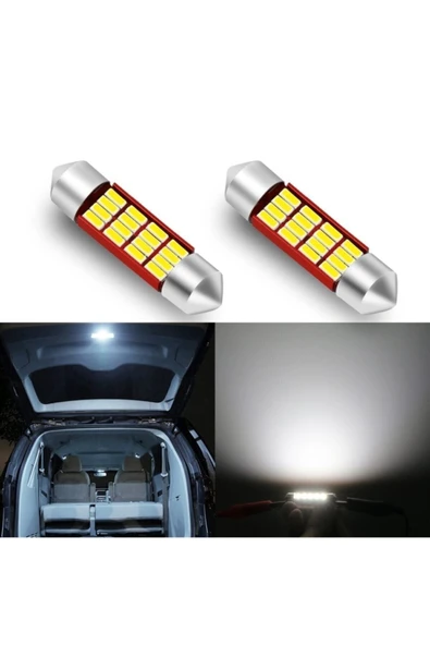 ensadepo Sofit Led Canbus 39 mm Tavan Lambası Plaka Lambası - Resim 5