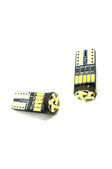 SUNLED Opel Vectra Uyumlu T10 Duy 15 Smd Dipsiz Oto Led Park Ampulü Beyaz