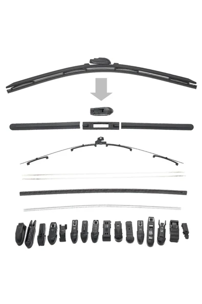 HRPAK Peugeot 2008 2013 Sonrası Cam Silecek 65x40-T3 - Resim 2