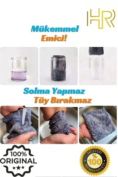 HRPAK ( 2 Adet ) Sıkılması En Kolay Profesyonel Sihirli Yer Bezi 50-70 Cm Büyük Boy - 5