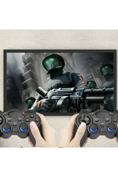 2.4g Wireless 2 Adet Gamepad Kablosuz Oyun Kolu Pc Ps3 Kol Tv Box Android Tv Telefon/tablet Uyumlu - 2