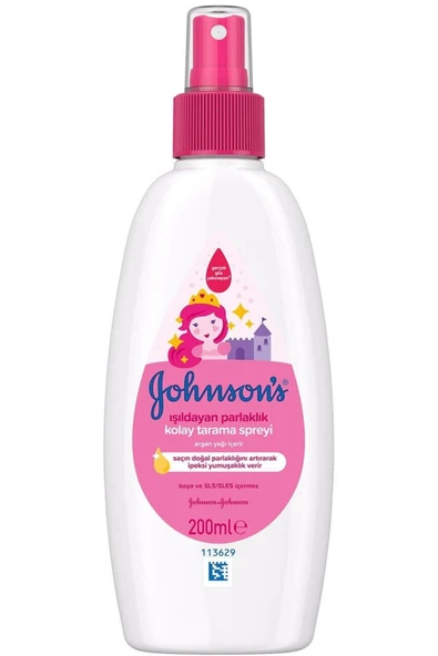 Johnson's Baby Işıldayan Parlaklık Kolay Tarama Spreyi 200ml - 2