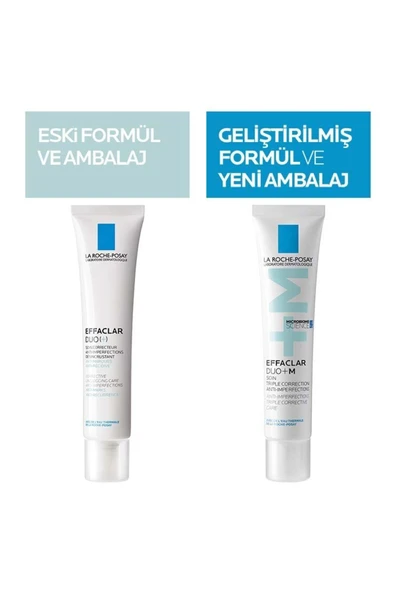 La Roche Posay Effaclar Duo + M Cilt Kusurları Karşıtı Bakım Kremi 40 ml - Resim 2
