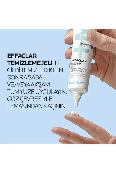 La Roche Posay Effaclar Duo + M Cilt Kusurları Karşıtı Bakım Kremi 40 ml - Resim 3