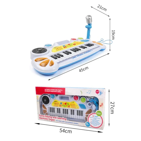 Music Mania Beyaz Mp3 Piano - 7