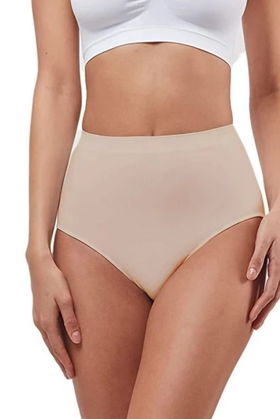 Elite Life 3D Dikişsiz Lazer Kesim Pedli Kadın Yüksel Bel Slip Külot