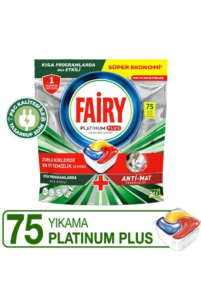 Platinum Plus Bulaşık Makinesi Tableti 75 Li