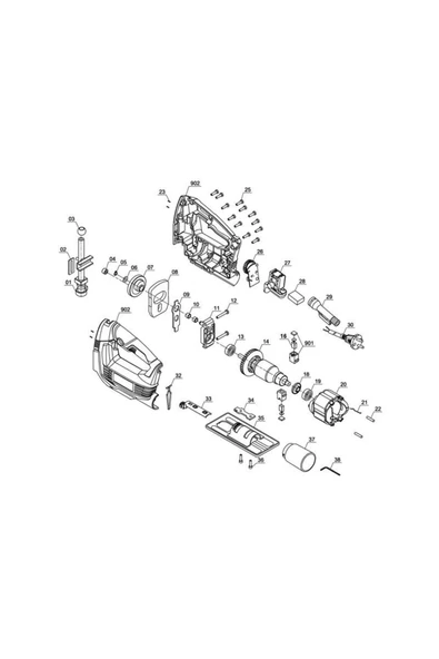 EİNHELL TC-JS 60/1 DEKUPAJ - Resim 5