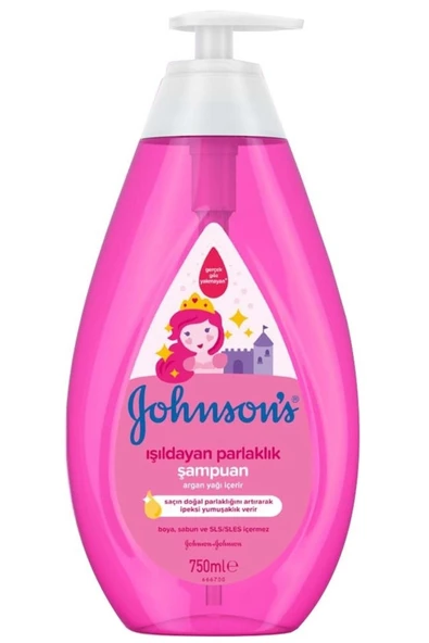 Johnsons Baby Bebek Şampuanı 750ML Işıldayan Parlaklık (5 Li Set) - 2