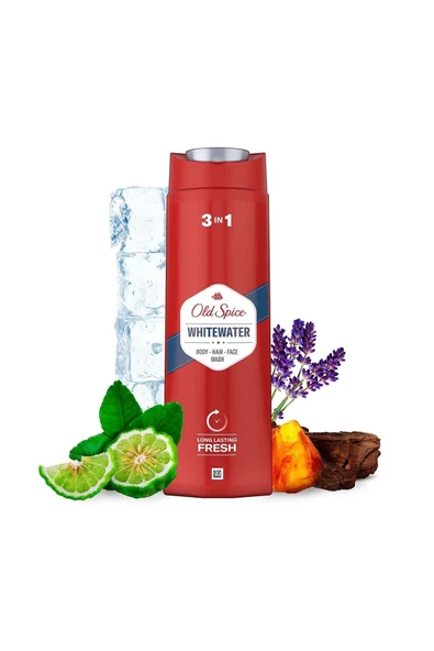 OLD SPICE WHITEWATER DUŞJELİ+ŞAMPUAN 400 ML - 3