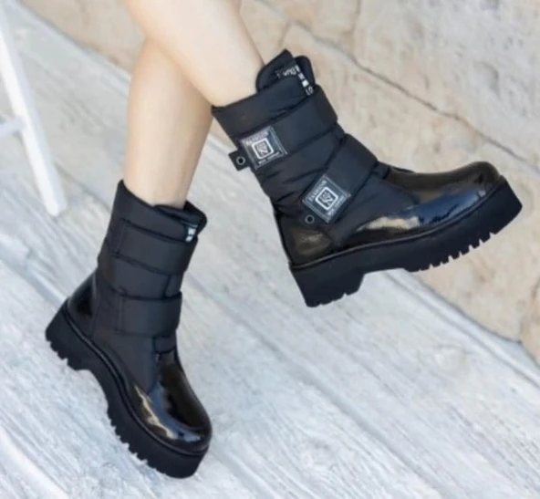 Miah Siyah Rugan Kar Bot - Resim 4