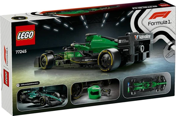 Lego Speed Champions Aston Martin Aramco F1® AMR24 Yarış Arabası 77245 - Resim 3