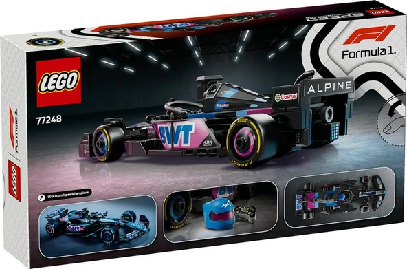 Lego Speed Champions BWT Alpine F1® Team A524 Yarış Arabası 77248 - Resim 2