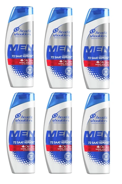 Men Ultra Old Spice Kepeğe Karşı Karşı Etkili Şampuan 300 ml x6
