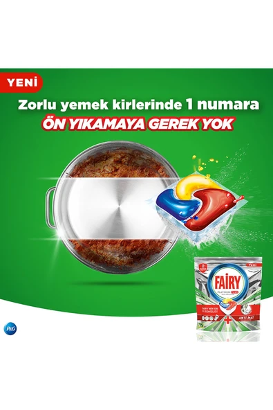 Fairy Platinum Plus 100 Yıkama Bulaşık Makinesi Deterjanı Tableti / Kapsülü - 4
