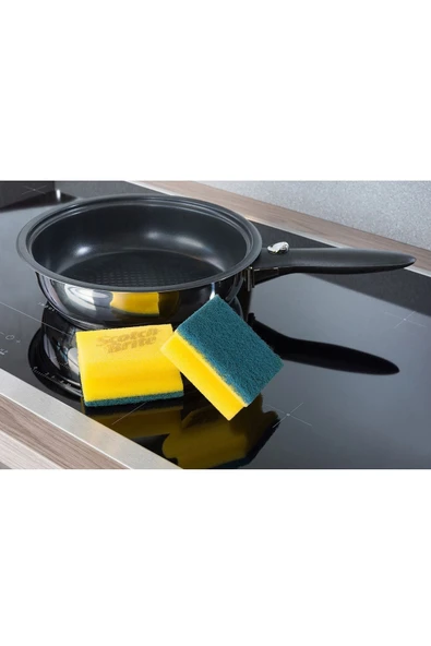 Scotch-brite Yeşil Bulaşık Süngeri 8'li- Tırnak Koruyuculu - 6