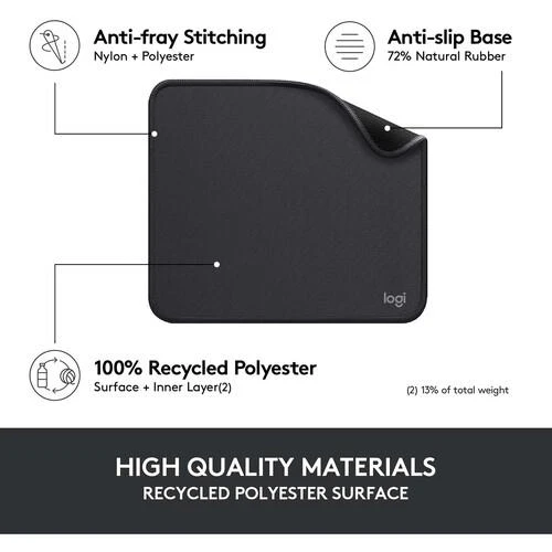 Logitech Studio Series Mouse Pad (Graphite) - 4