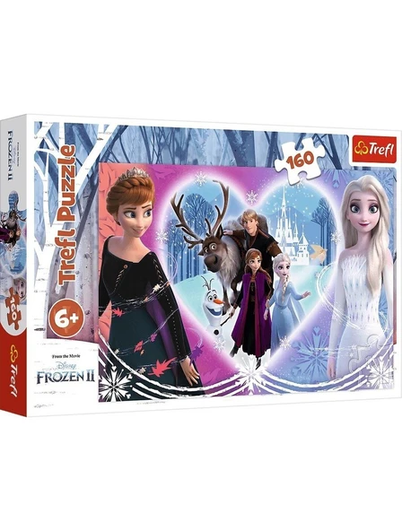 Lisanslı  Frozen  160 Parça Puzzle 4085